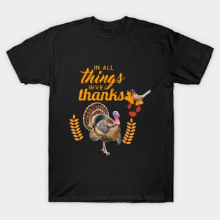 Turkey giving thnaks T-Shirt